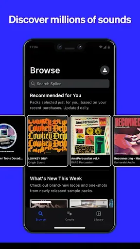 Скриншот 1 — Splice: Make music now