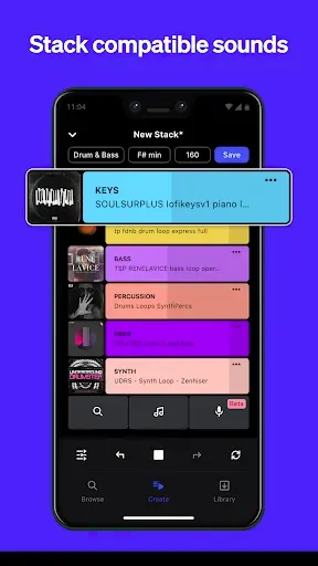 Скриншот 2 — Splice: Make music now
