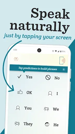 Скриншот 3 — Spoken – Tap to Talk AAC