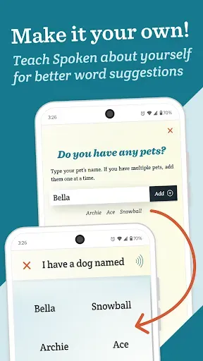 Скриншот 6 — Spoken – Tap to Talk AAC