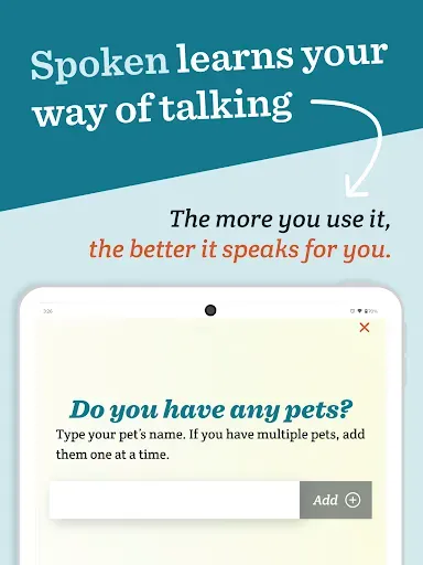 Скриншот 8 — Spoken – Tap to Talk AAC