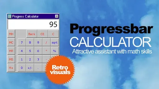 Скриншот 4 — Progressbar Calculator - retro