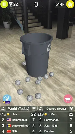 Скриншот 6 — Paper Bin AR офис игра бумажки