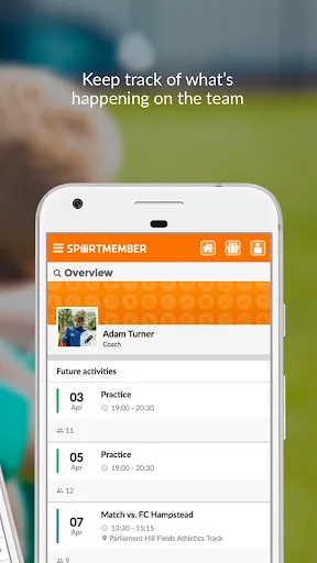 Скриншот 5 — SportMember - Mobile team app