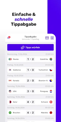 Скриншот 4 — Teamtip - WM 2026 Tippspiel