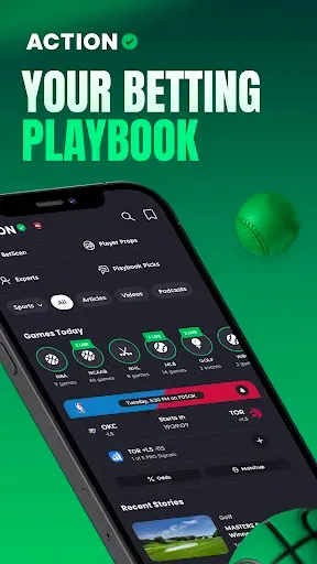 Скриншот 1 — Action Network: Sports Tracker