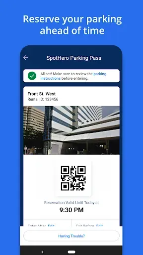 Скриншот 2 — SpotHero - Find Parking