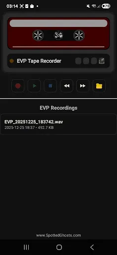 Скриншот 8 — EVP Tape Recorder (DR60 Style)