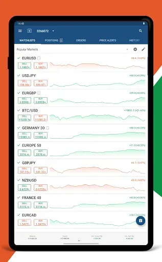 Скриншот 8 — cTrader: CFD Trading & Charts