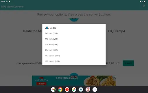 Скриншот 8 — MP3 Video Converter