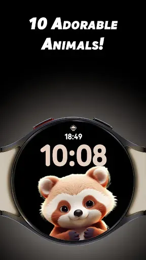 Скриншот 2 — Adorable Animals - Watch face