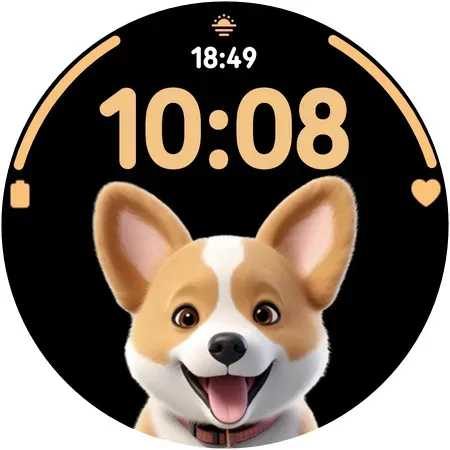 Скриншот 6 — Adorable Animals - Watch face