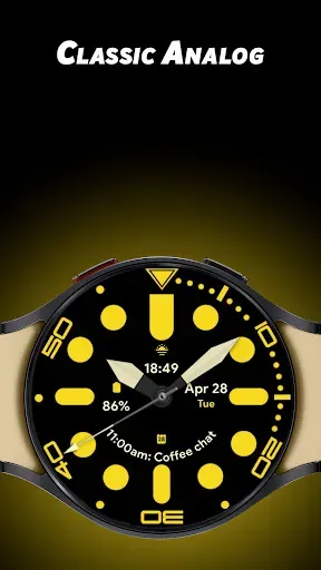 Скриншот 1 — Classic Analog - Watch face
