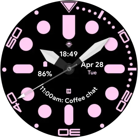Скриншот 8 — Classic Analog - Watch face
