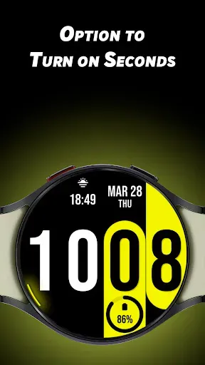 Скриншот 4 — Colors Fall - Watch face