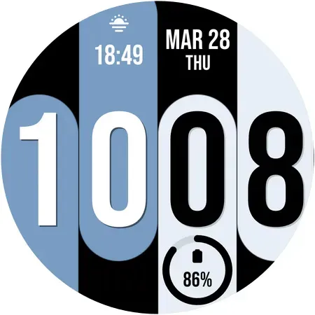 Скриншот 6 — Colors Fall - Watch face