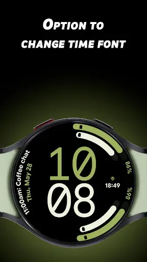 Скриншот 3 — Digital Arc 2 - Watch face