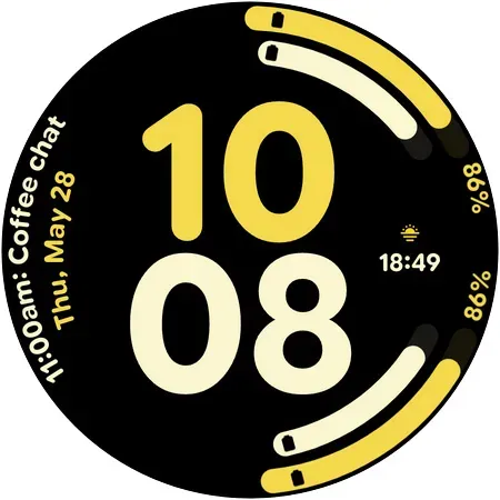 Скриншот 7 — Digital Arc 2 - Watch face