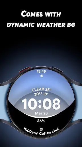 Скриншот 2 — Horizon Weather - Watch face