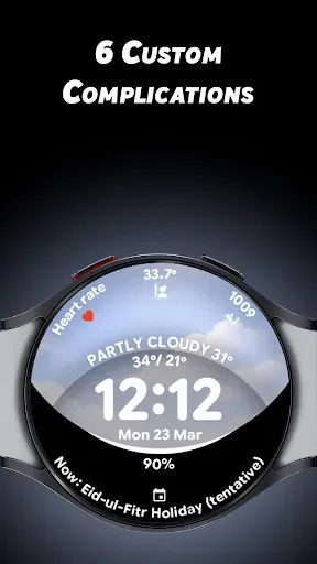 Скриншот 4 — Horizon Weather - Watch face
