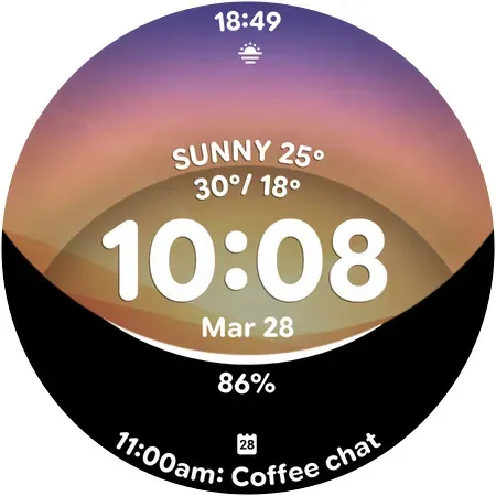 Скриншот 6 — Horizon Weather - Watch face