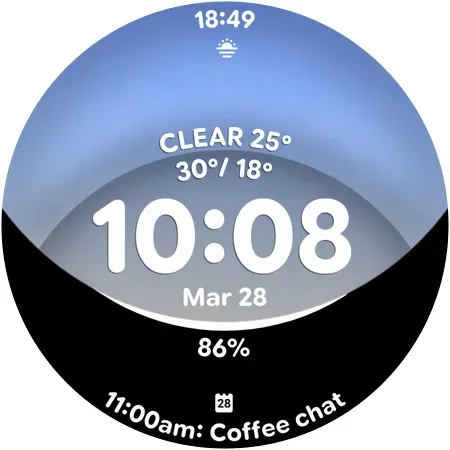 Скриншот 7 — Horizon Weather - Watch face