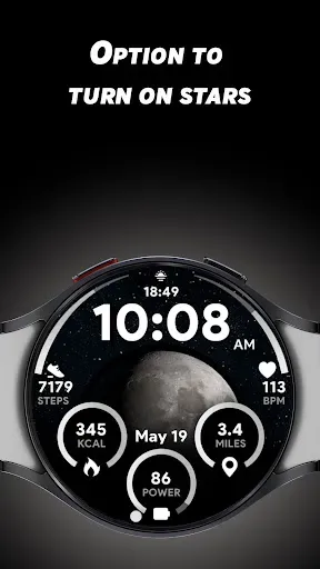 Скриншот 3 — Moon Dial - Watch face