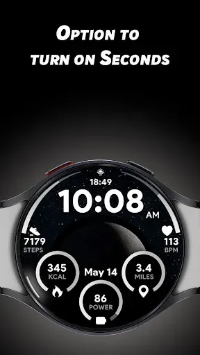 Скриншот 4 — Moon Dial - Watch face