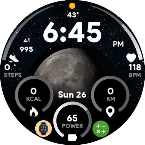 Скриншот 8 — Moon Dial - Watch face