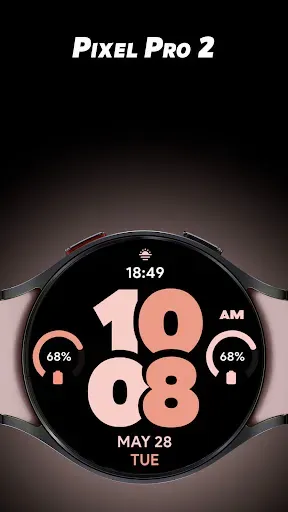 Скриншот 1 — Pixel Pro 2 - Watch face