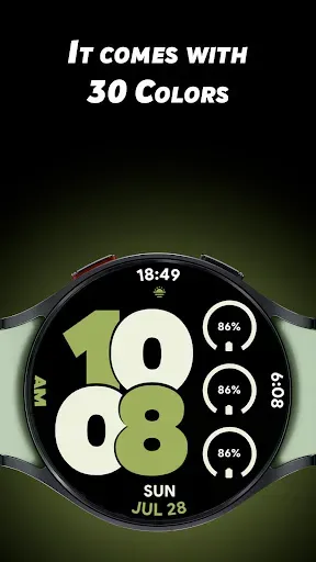 Скриншот 2 — Pixel Sporty - Watch face