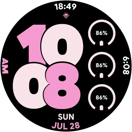 Скриншот 7 — Pixel Sporty - Watch face