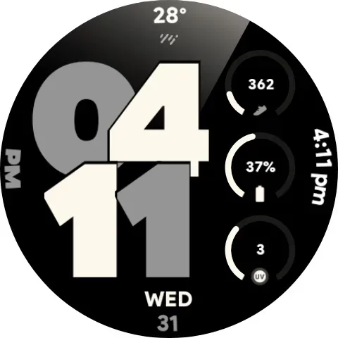 Скриншот 8 — Pixel Sporty - Watch face
