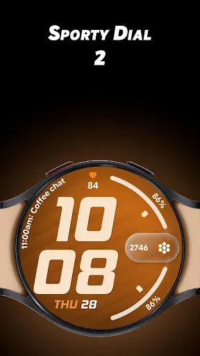 Скриншот 1 — Sporty Dial 2 - Watch face