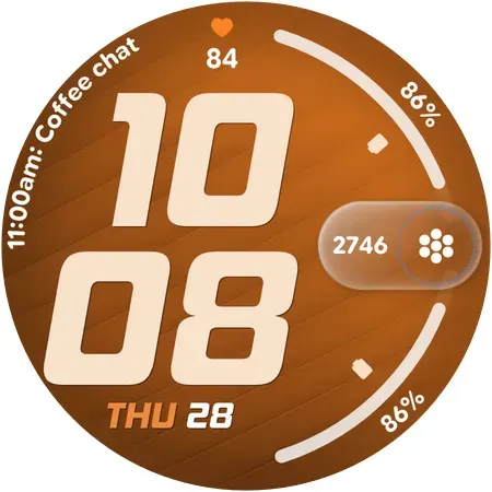 Скриншот 7 — Sporty Dial 2 - Watch face