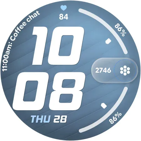Скриншот 8 — Sporty Dial 2 - Watch face