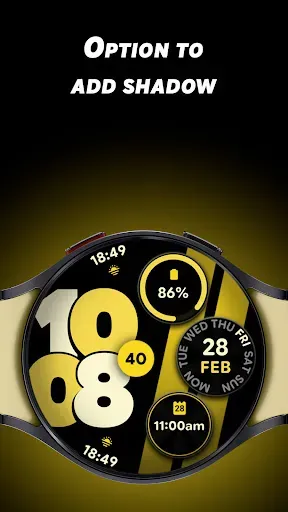 Скриншот 3 — Sporty Pixel - Watch face
