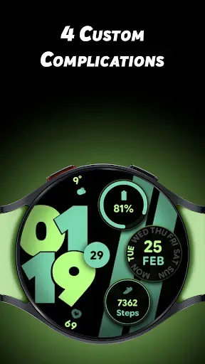 Скриншот 5 — Sporty Pixel - Watch face