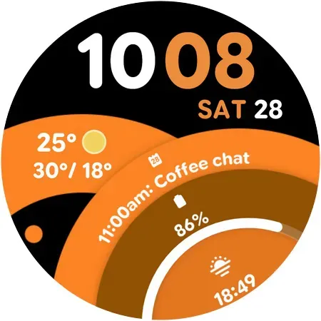 Скриншот 8 — Strap Dial 3 - Watch face