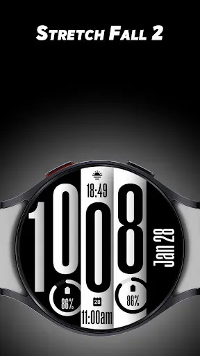 Скриншот 1 — Stretch Fall 2 - Watch face
