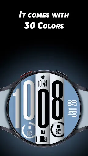 Скриншот 2 — Stretch Fall 2 - Watch face