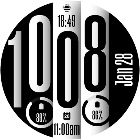 Скриншот 6 — Stretch Fall 2 - Watch face