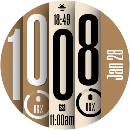Скриншот 8 — Stretch Fall 2 - Watch face