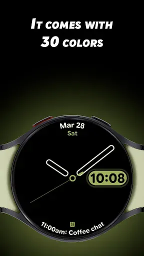 Скриншот 2 — Ultra Minimal 3 - Watch face