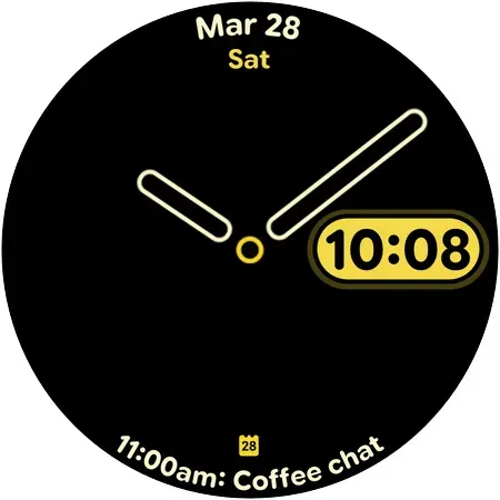 Скриншот 6 — Ultra Minimal 3 - Watch face