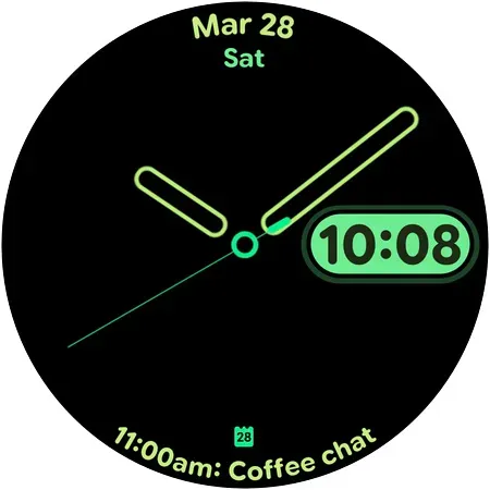 Скриншот 8 — Ultra Minimal 3 - Watch face