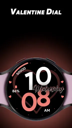 Скриншот 1 — Valentine Dial - Watch face