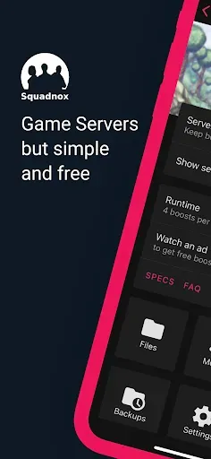 Скриншот 1 — Squadnox - Game Server Hosting