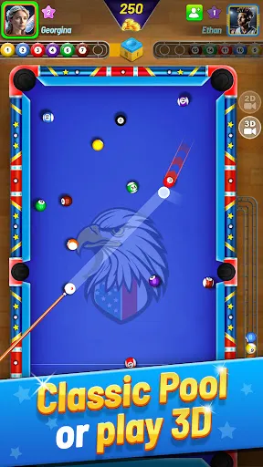 Скриншот 1 — 8 Ball Shoot It All - 8 Pool