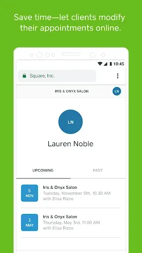 Скриншот 5 — Square Appointments Beta